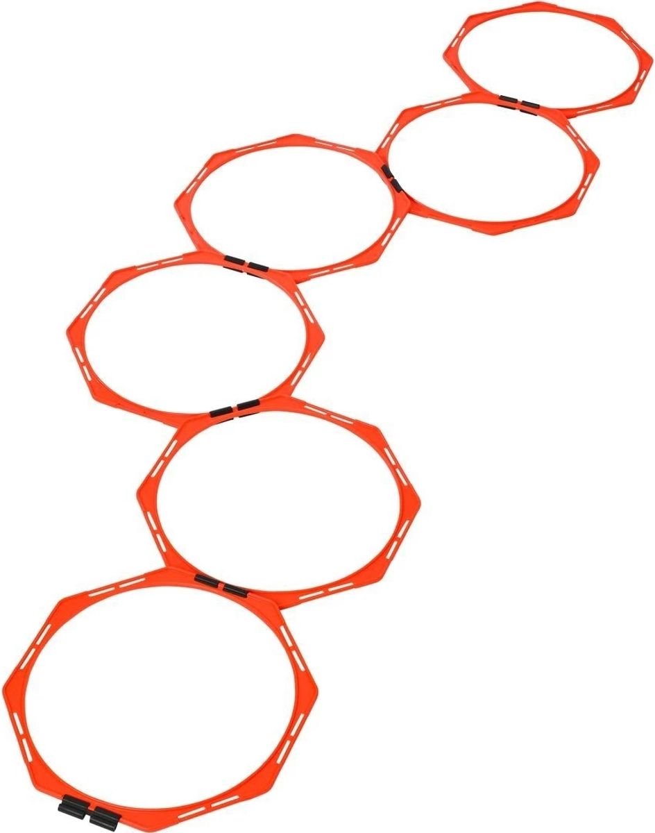 Select Octagon (6X) Coordinatieringen - Rood | Maat: UNI